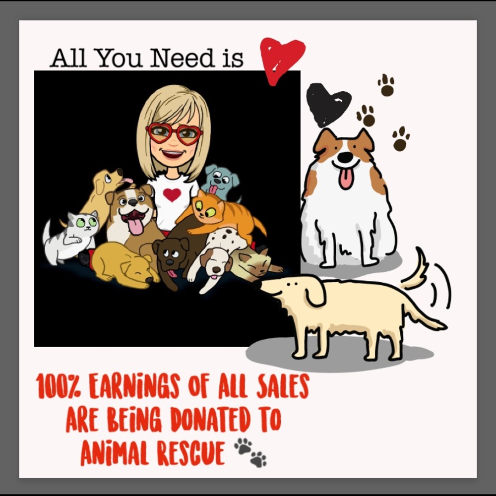 🐾ALL EARNINGS DONATED TO LOCAL ANIMAL RESCUE🐾❤️